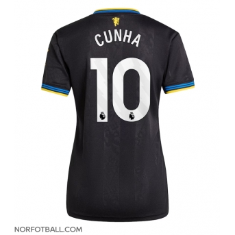 Billige Fotballdrakt Manchester United Matheus Cunha #10 Replika Tredjedrakt Dame 2025-26 Kortermet